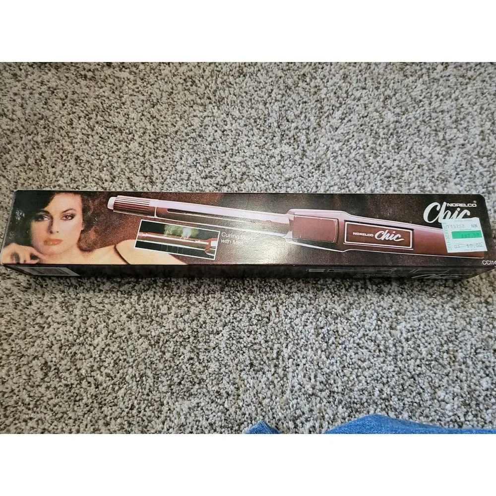NEW NORELCO Chic CCI14 Curling wand with mist VINTAGE‎ 1982